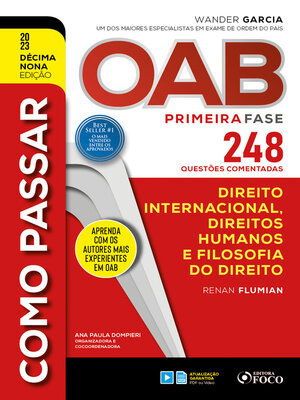 cover image of Como passar OAB – Direito Internacional, Humanos e Filosofia